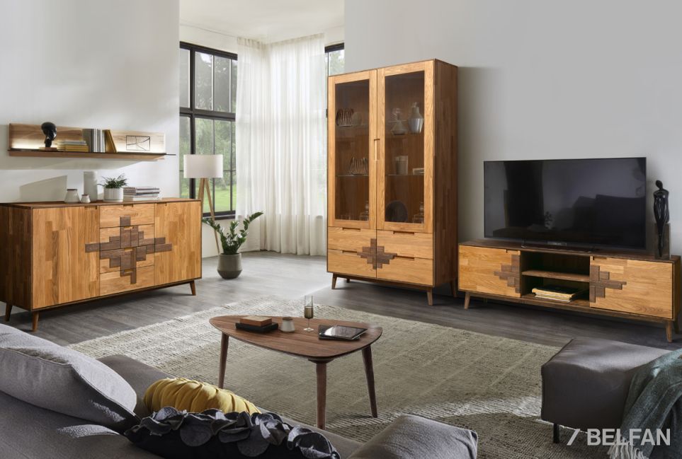 Тумба под ТВ "Irving Design" массив дуба 3