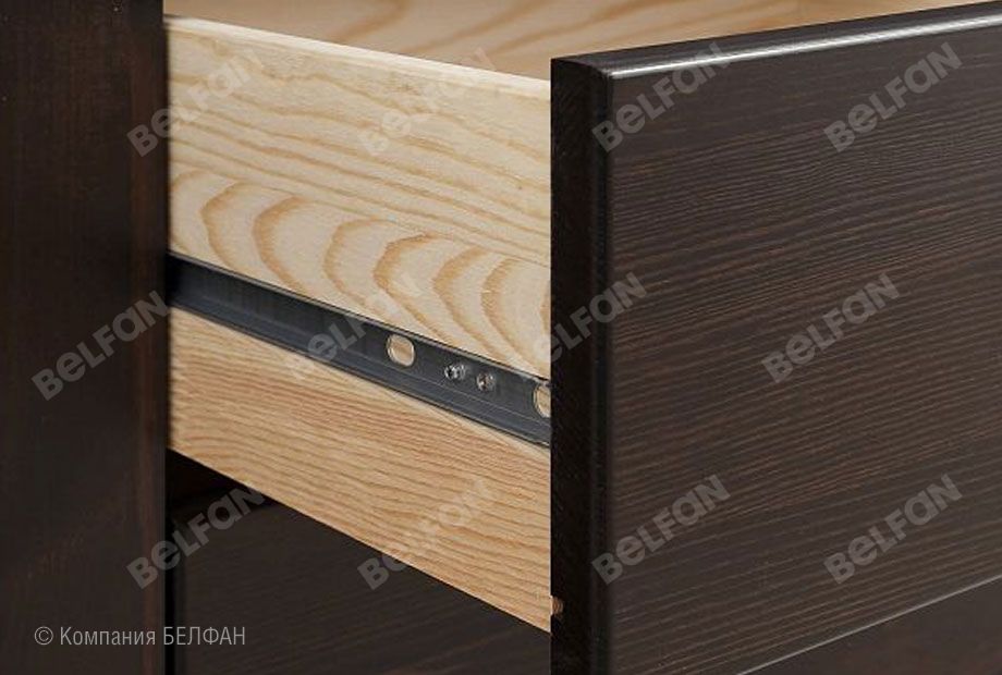 Стол письменный "Рауна" 14 (2 тумбы) массив сосны 2