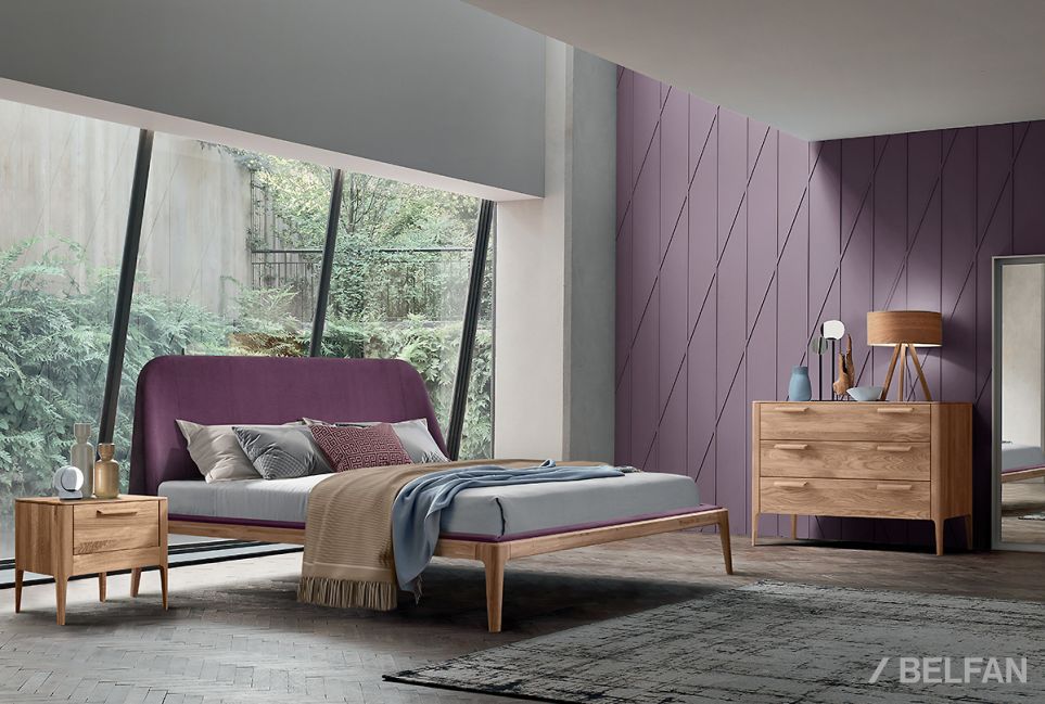 Кровать "Geneva" (мягкое изголовье) массив дуба 3