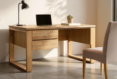 Стол письменный "Берген" В; *ВМФ-6122 Ф; бейц масло