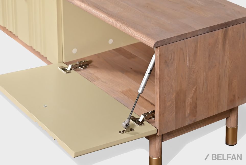 Тумба под ТВ "Меридиан" 180 массив дуба, МДФ 3