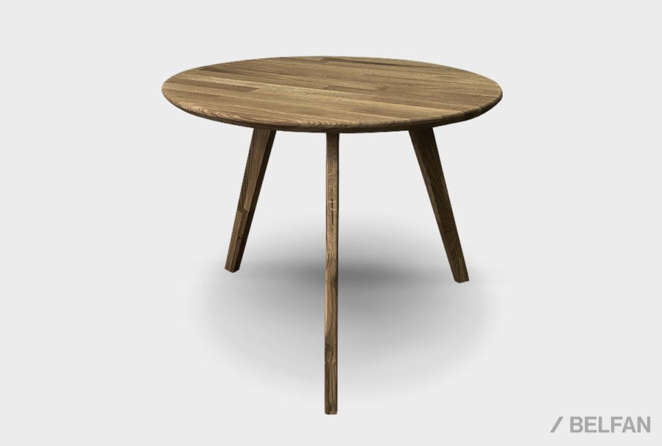 Стол журнальный "Art Collection" круглый 264 массив дуба 1