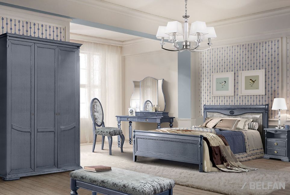 Кровать "Лика" (высокое изножье) массив и шпон дуба 6