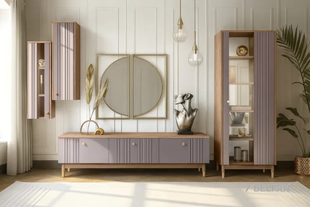 Гостиная «Меридиан» #3 к-торфяной дуб, ф-нирвана