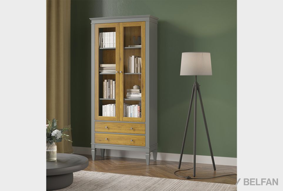 Витрина "Ольса-С" 202 массив сосны 1