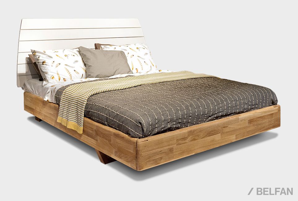 Кровать "Wallstreet" (комбинированная) массив дуба, МДФ 2