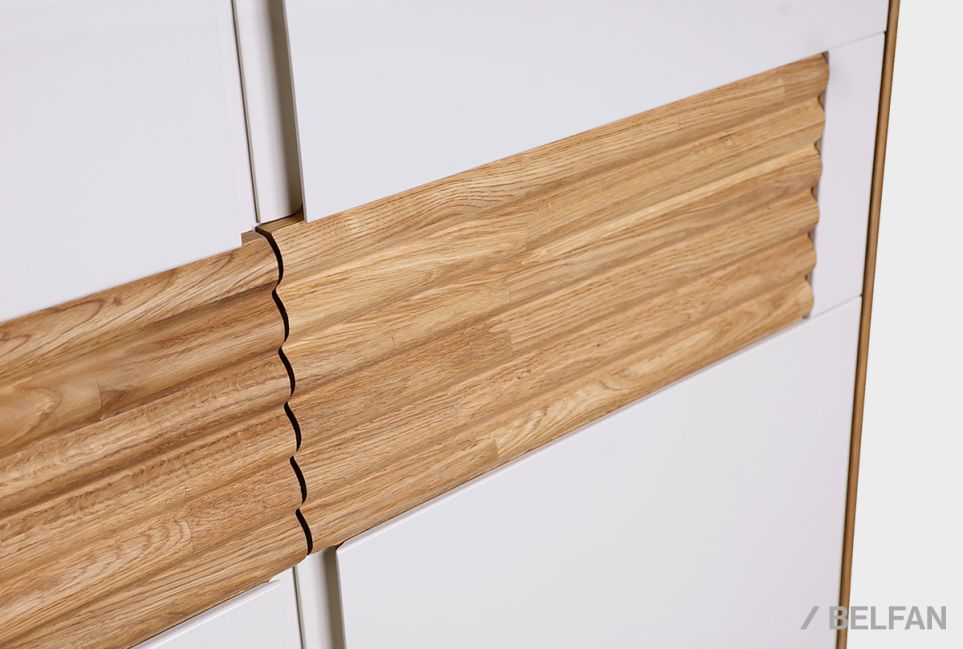 Тумба высокая "Уоллстрит" массив дуба, МДФ 5