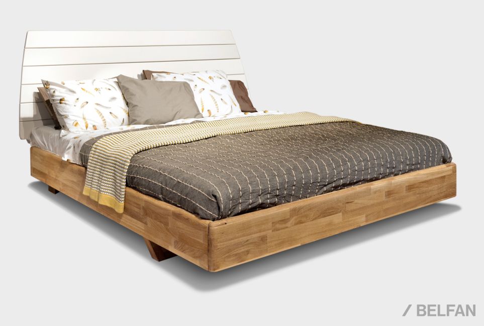 Кровать "Wallstreet" (комбинированная) массив дуба, МДФ 1