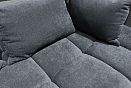 "Лаунж" диван с оттоманкой; нераскл.; *ММ-320-03-01; правый; Rialto 17 Graphite + Tiffany 12 Azur (Т6/БК+МТХ)