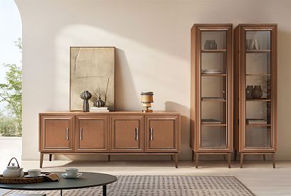 Витрина 1-но дв. "Сакраменто" (левая); *А-016.61; трюфель