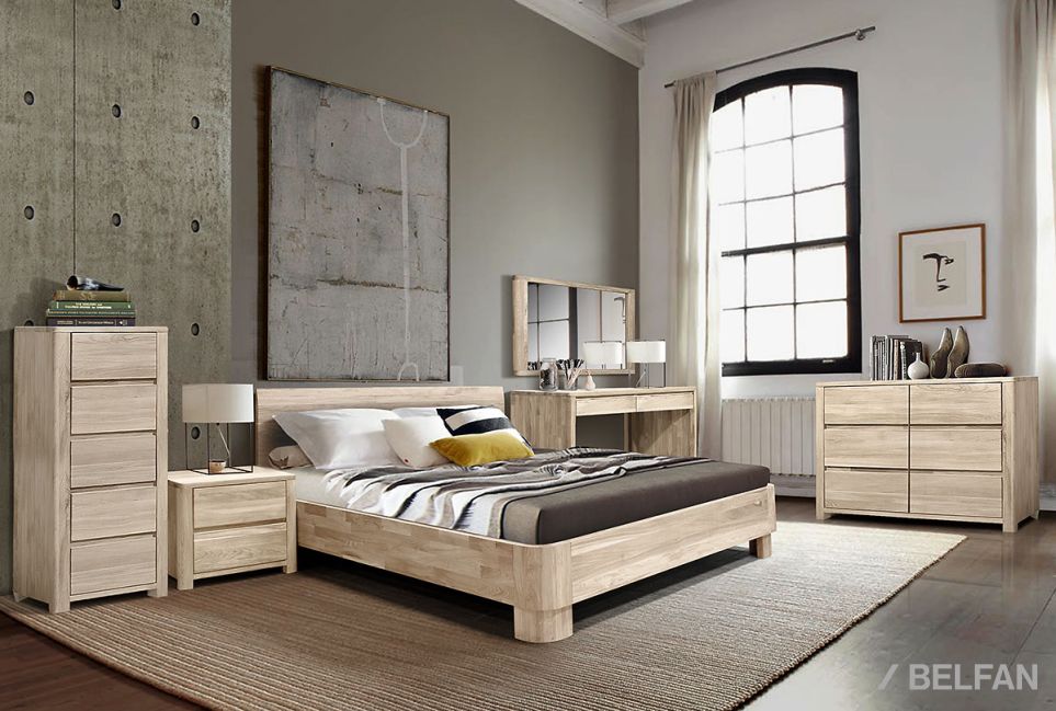 Кровать "Норд" массив дуба 4