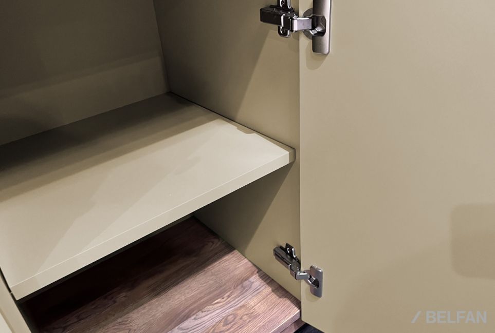 Тумба "Меридиан" 4 (комбинированная) массив дуба, МДФ 5