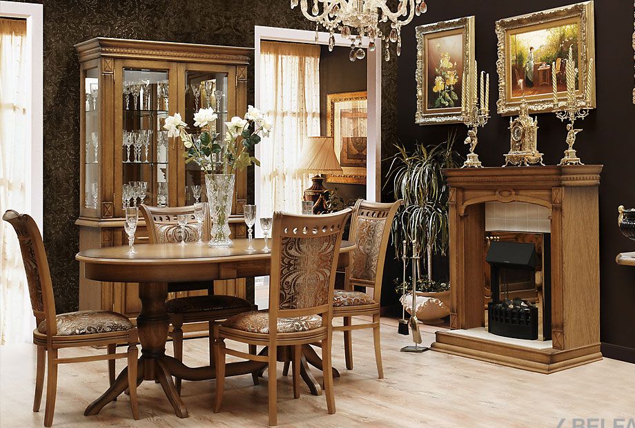 Стол обеденный "Верди Люкс 3РД" массив и шпон дуба 3