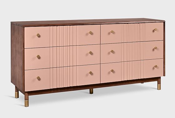 Комод "Меридиан" 6 массив дуба, МДФ 8