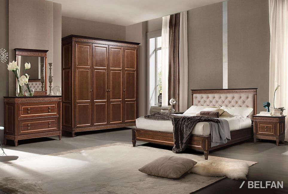 Тумба прикроватная "Сиена" массив и шпон дуба, МДФ 3