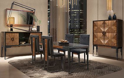 Зеркало настенное "Black" 140