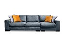 "Lofft" диван 3-х модульный; раскл.; 2ML1R; "Ифагрид" (1450х1880); механизм слева; венге; Vogue 12(38543)+Vogue 12(38543)+Salvador 14(38624)+Vogue 09(