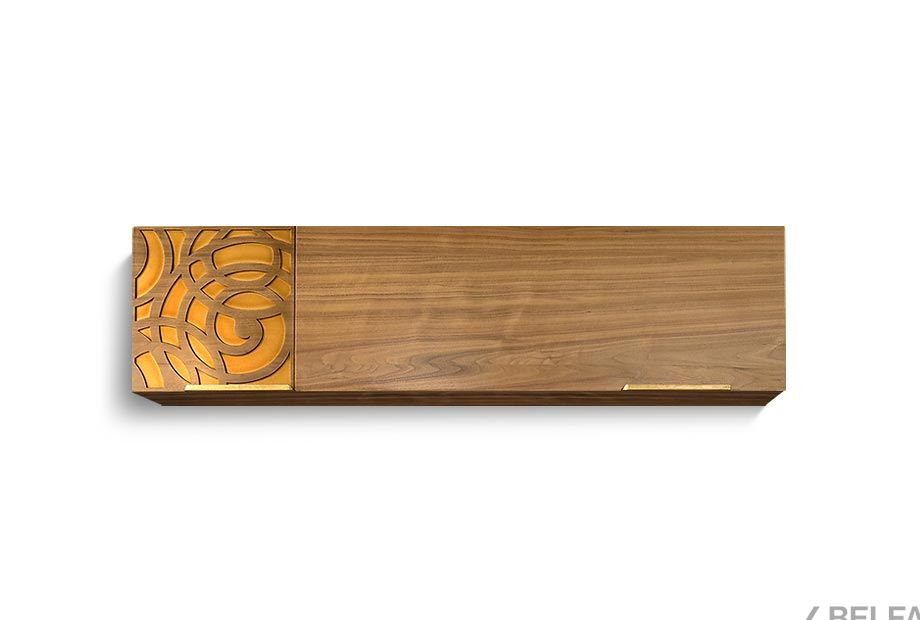 Шкаф навесной "Neo" 120 шпон ореха 1