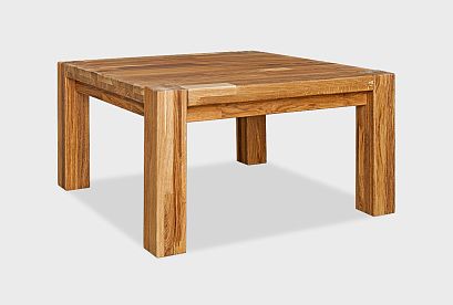 Стол журнальный "Берген" П-01 (сечение опор 70х70); 700x700; бейц масло Стол журнальный "Берген" П-01 (сечение опор 70х70); 700x700; бейц масло