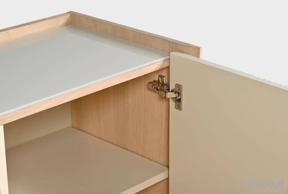 Тумба "Avenue" 4 шпон дуба, МДФ, металл 3