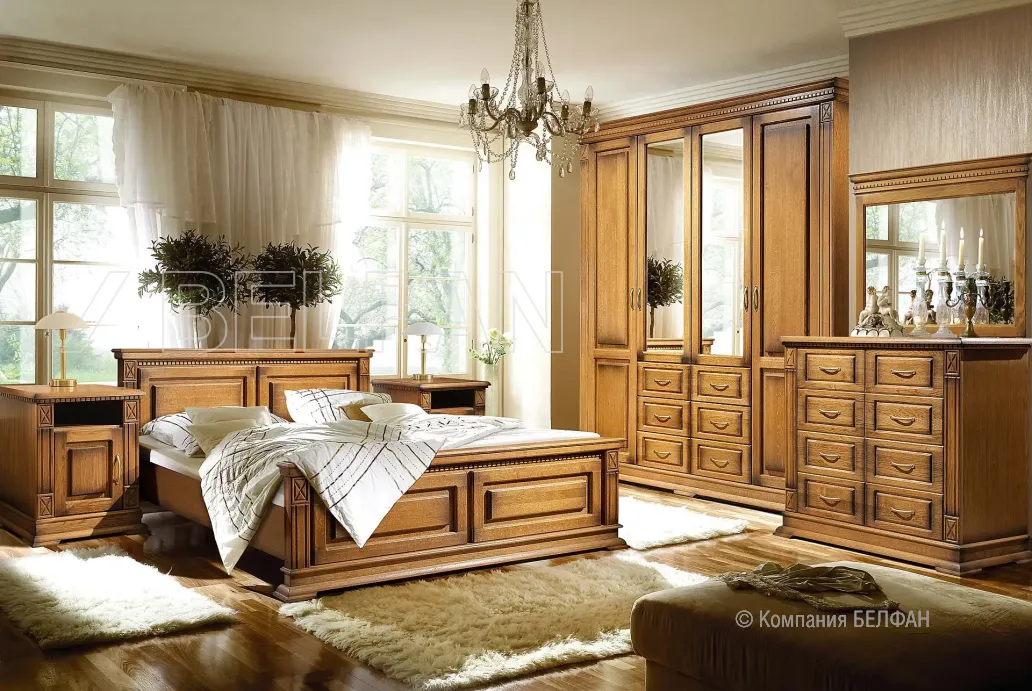 Спальня «Верди» #2 дуб рустикаль с патиной