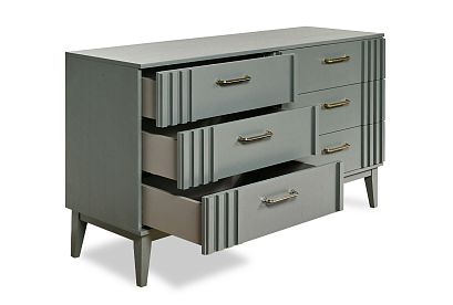 Комод "Chicago" (6 ящиков); *ВМФ-1768; платина