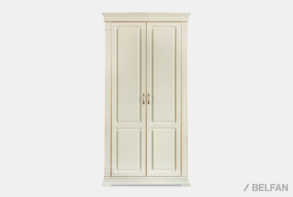 Шкаф для одежды 2-х дв. "Верди Люкс" массив и шпон дуба 1