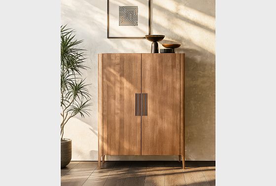 Тумба высокая "Bergamo" массив дуба 11