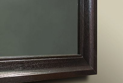 Зеркало "Соната" (без декора) прямоугольное; *ММ-284-15; горький шоколад с патиной