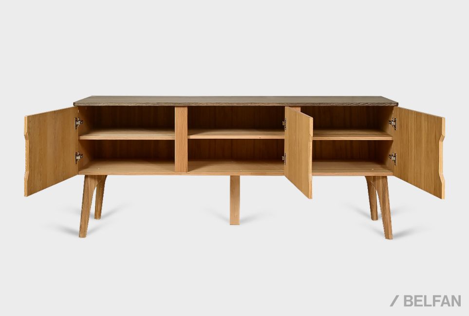 Тумба "Элва" D-3 массив и шпон дуба 7