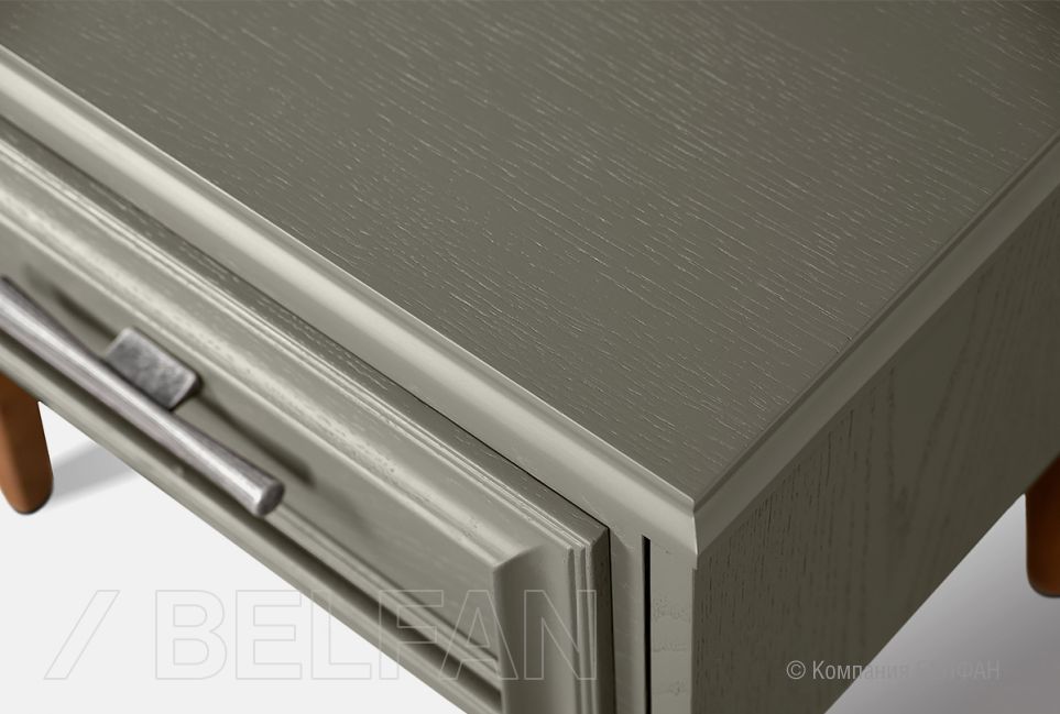 Тумба прикроватная "Сакраменто" массив и шпон дуба, МДФ 4