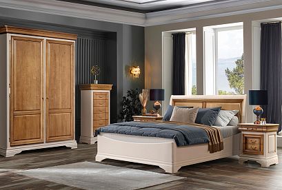 Тумба прикроватная "Оливия"; *ММ-347-03; пудра