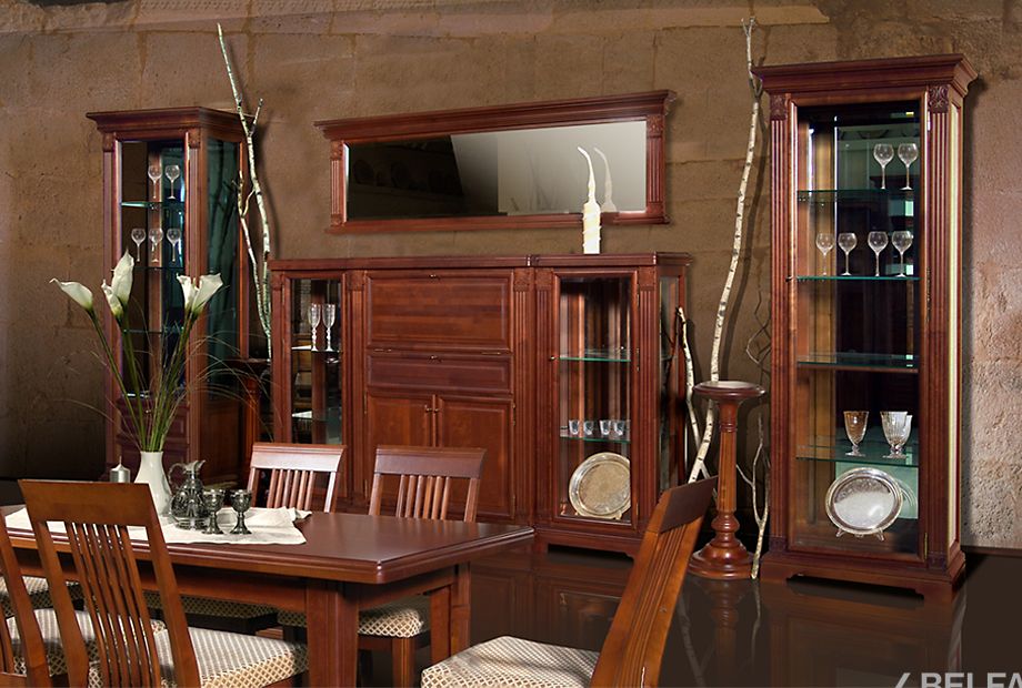 Тумба "Престиж" массив и шпон берёзы 3