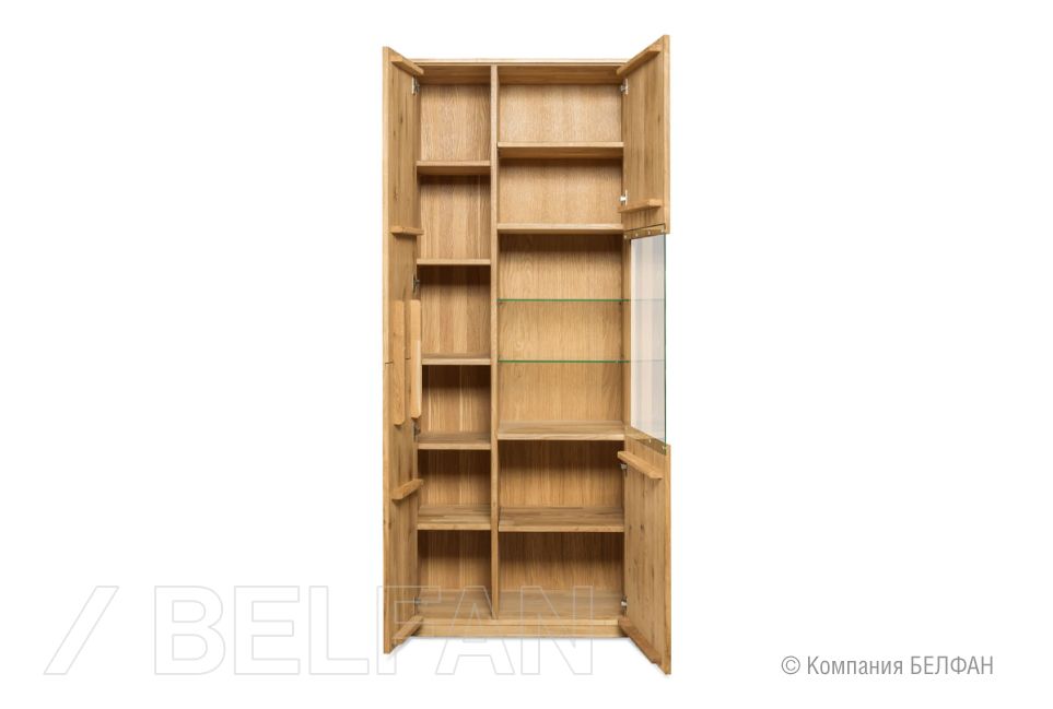 Витрина 2-х дверная "Forest" массив дуба 8