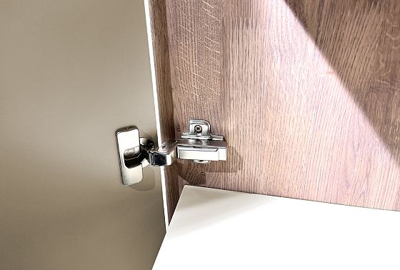 Витрина 1-но дверная "Меридиан" (левая) массив дуба, МДФ 6