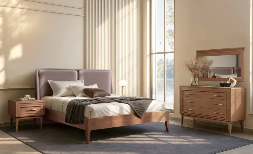 Спальня «Сакраменто» #7. Цвет: трюфель Спальня «Сакраменто» #7