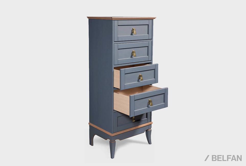 Комод "Стюарт" (высокий) массив и шпон дуба 4