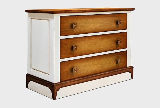 Комод "Brianson" массив и шпон дуба, МДФ 3