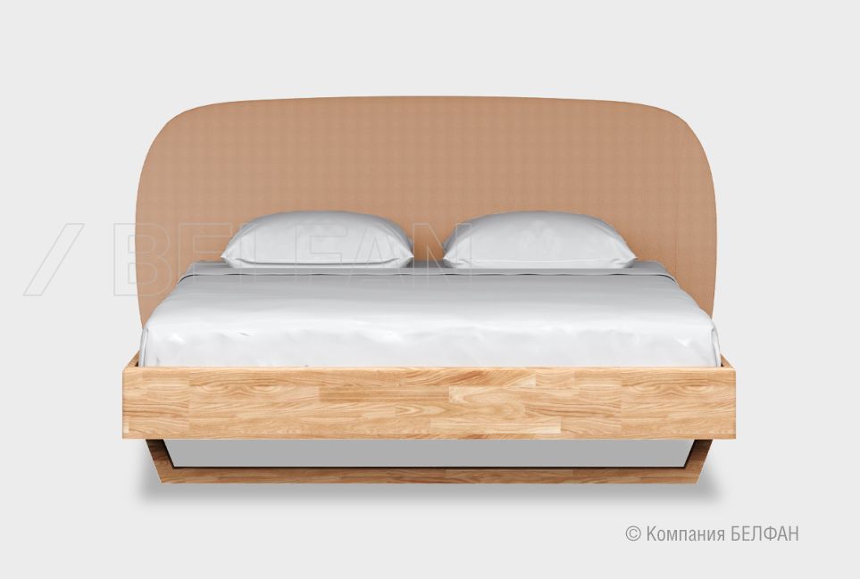 Кровать "Wallstreet" (мягкое изголовье высокое) массив дуба 2