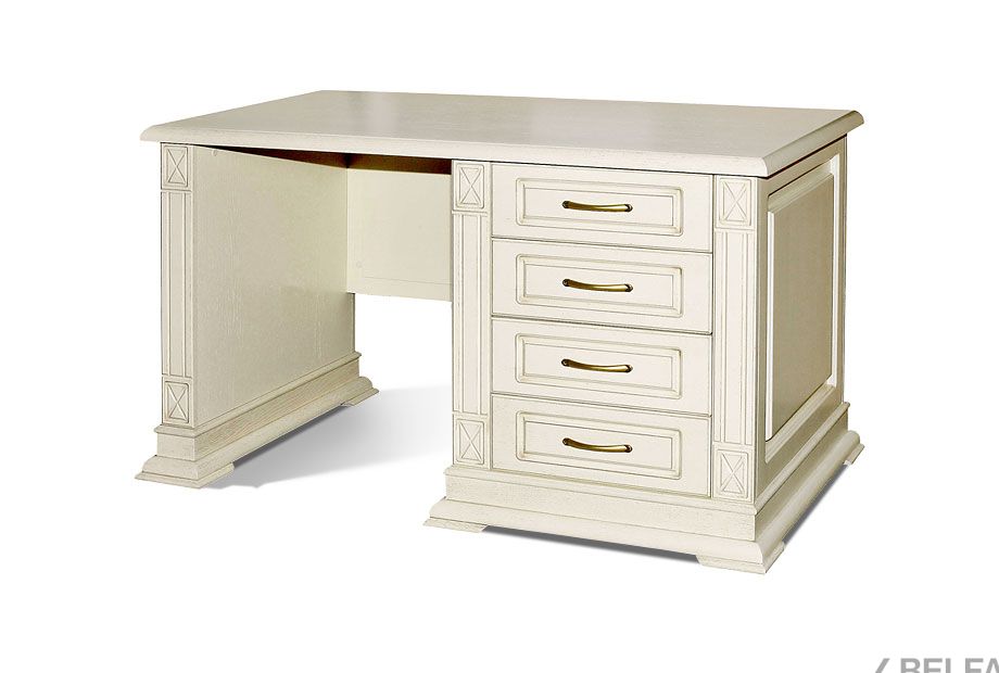 Стол письменный "Верди Люкс 9" массив и шпон дуба 1