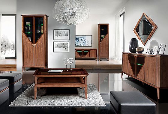 Зеркало "Seattle" массив и шпон ольхи 4