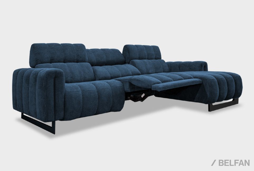 "Дженеси" диван с оттоманкой 1