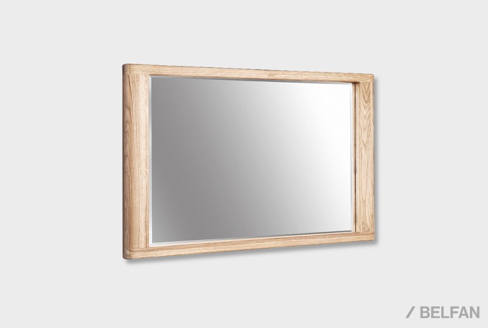 Зеркало настенное "Норд" массив дуба 1