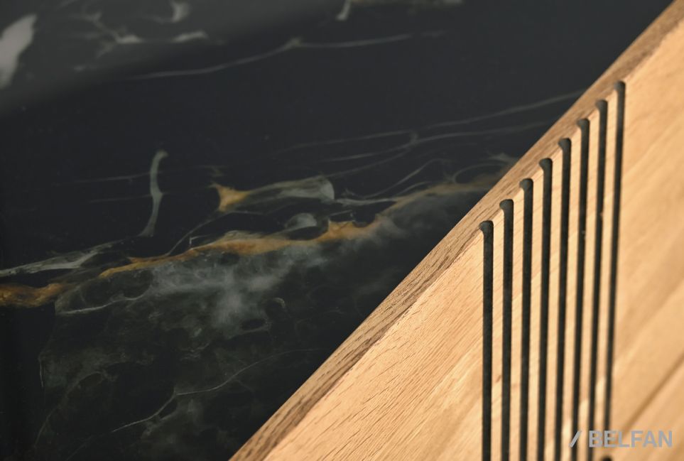 Тумба "Бергамо" 3 (с ящиками) массив дуба 6