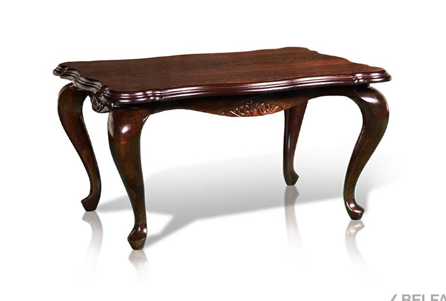 Стол журнальный "Грация" массив и шпон дуба 1