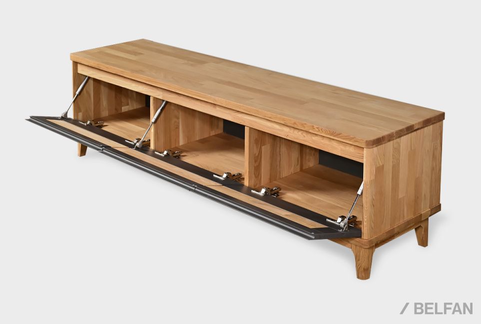 Тумба под ТВ "Wallstreet" 170 массив дуба, МДФ 5