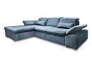 "Престон" диван с оттоманкой; раскл.; 8ML2MR; "Дельфин" (1940х1360); Atlanta Antracit (30614) (гр.19)