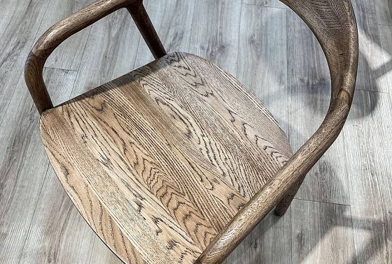 Стул "Лугано" с подлокотниками массив берёзы 12