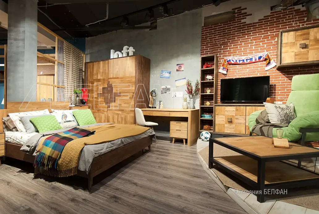 Детская «Irving Design» #1 графит, бейц-масло