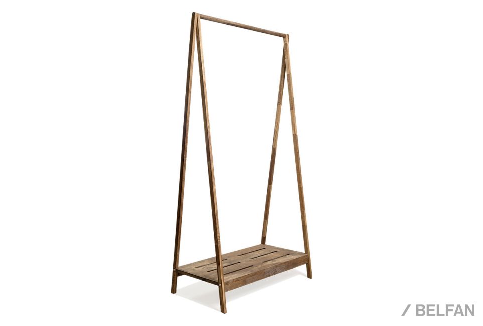 Вешалка напольная "Art Collection" (широкая) массив дуба 1